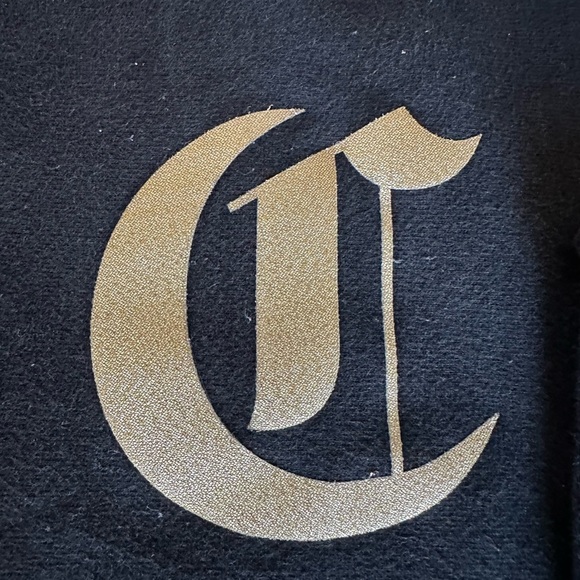 Vtg Champion Reverse Weave Black Sweatshirt ,S. Big Block Letter 3D. Rare, - Picture 3 of 10